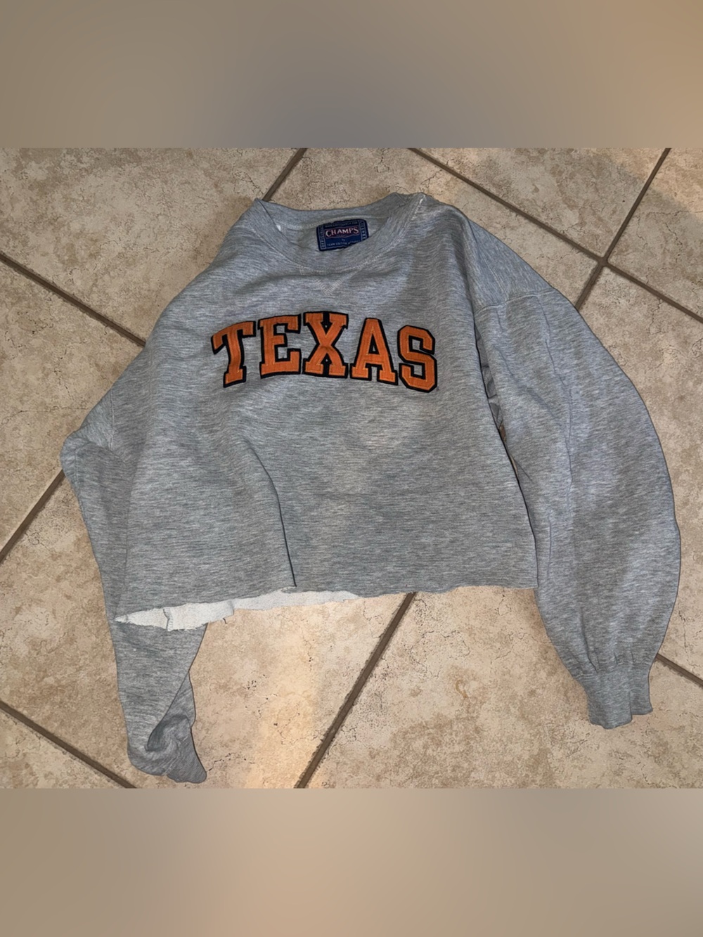 Vintage Texas Longhorns Cropped Sweatshirt | Champs Sports | UT Austin Game Day